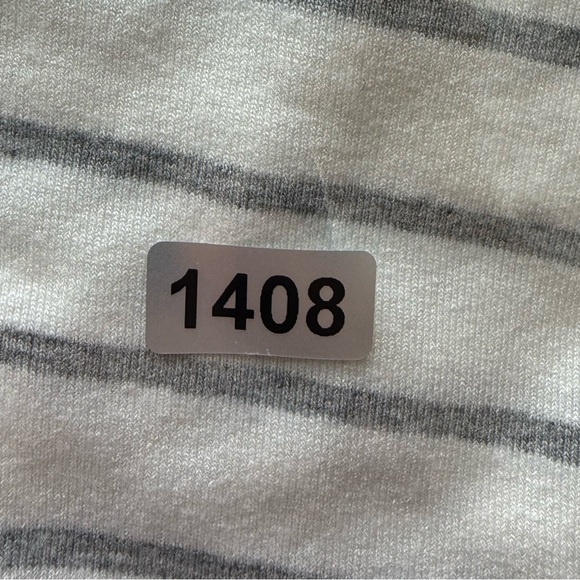 Albion Venice Stripe Cowl Neck Top Long Sleeve Mock Tee Small - Picture 7 of 7